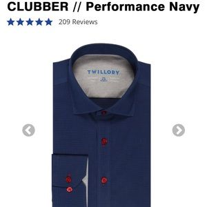 Twillory “Clubber” Performance Fabric Long Sleeve shirt